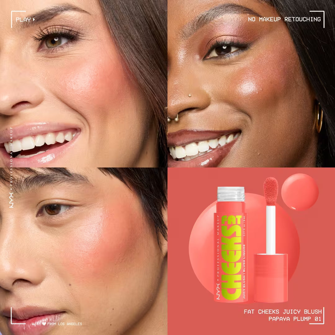 Fat cheeks dewy liquid blush Nyx
