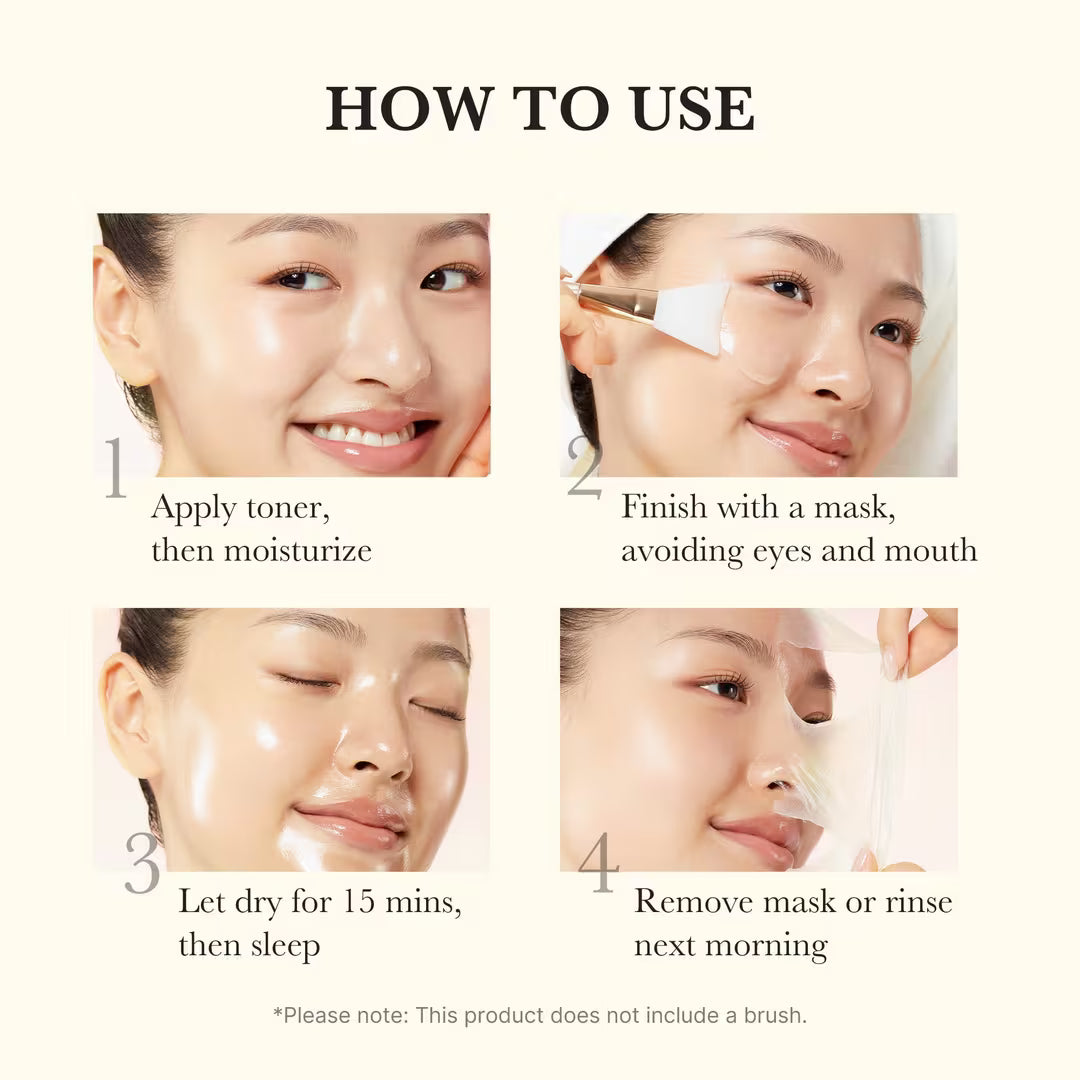 Kojic acid turmeric night wrapping mask Medicube