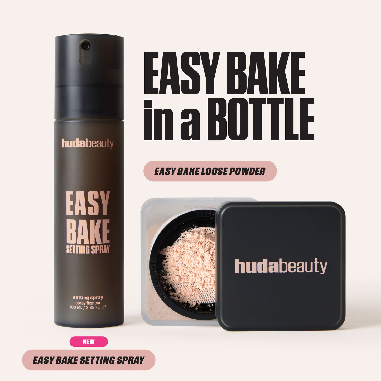 Easy Bake Blurring Setting Spray with 16-Hour Wear Huda Beauty