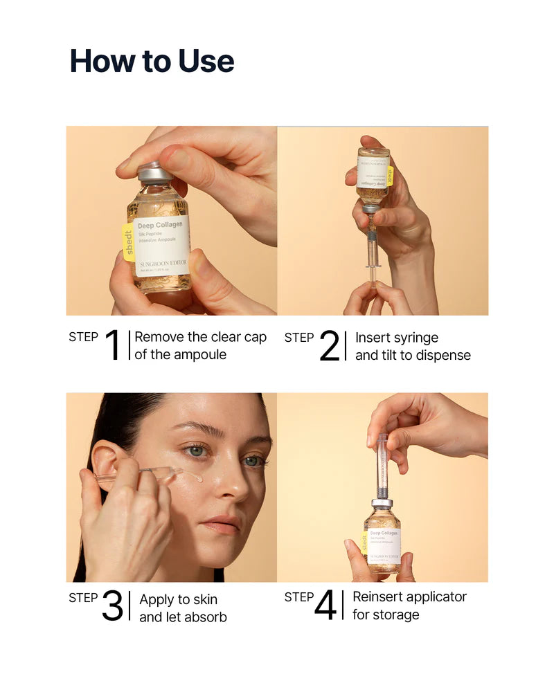 Deep Collagen Silk Peptide Ampoule SUNGBOON EDITOR
