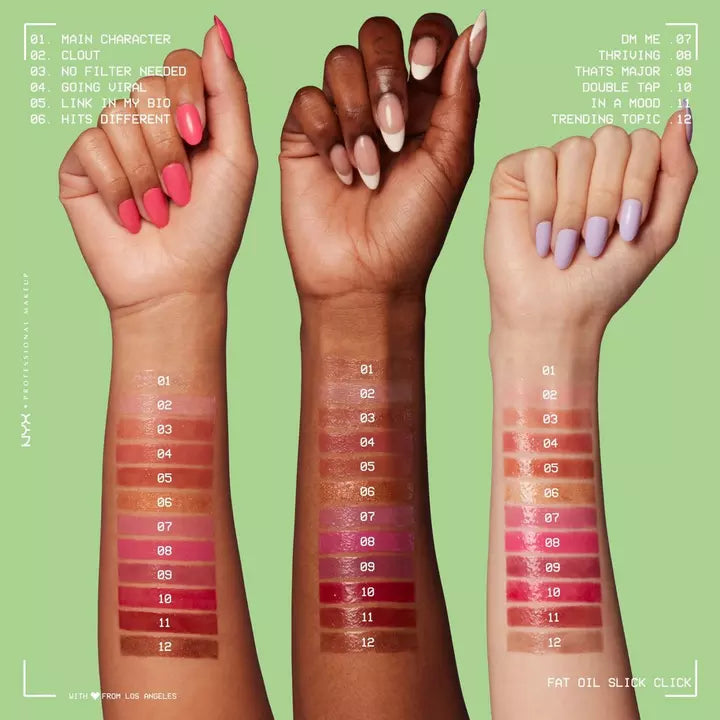 Fat oil slick click vegan lip balm NYX Preofessional Makeup