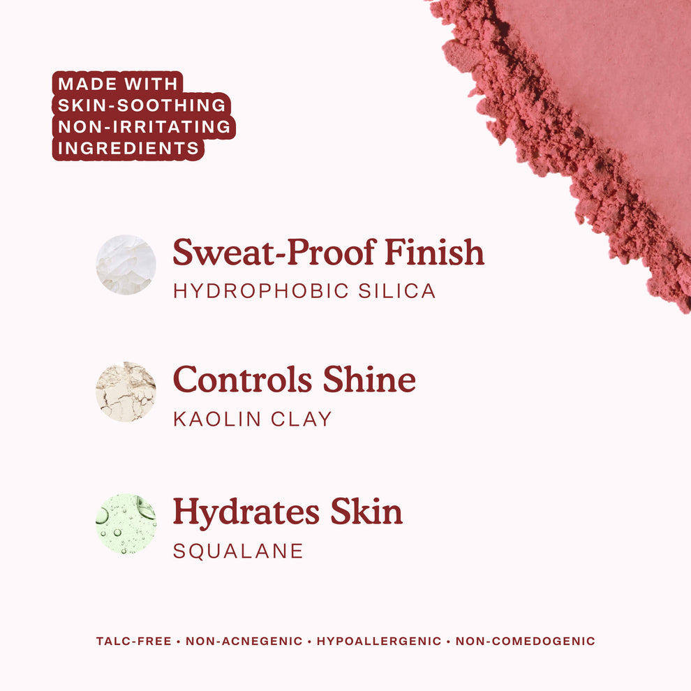 GetSet blur + set matte powder blush Tower 28 Beauty