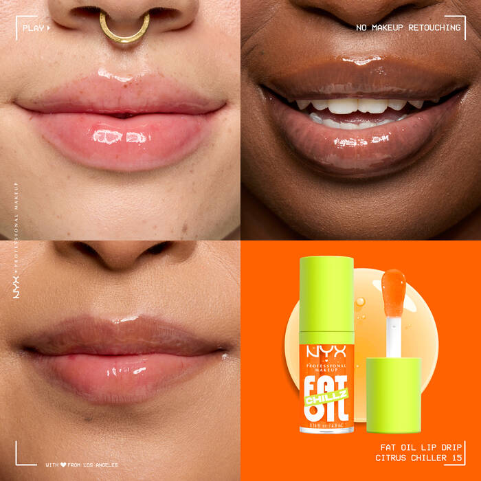Fat oil lip drip vegan lip oil NYX