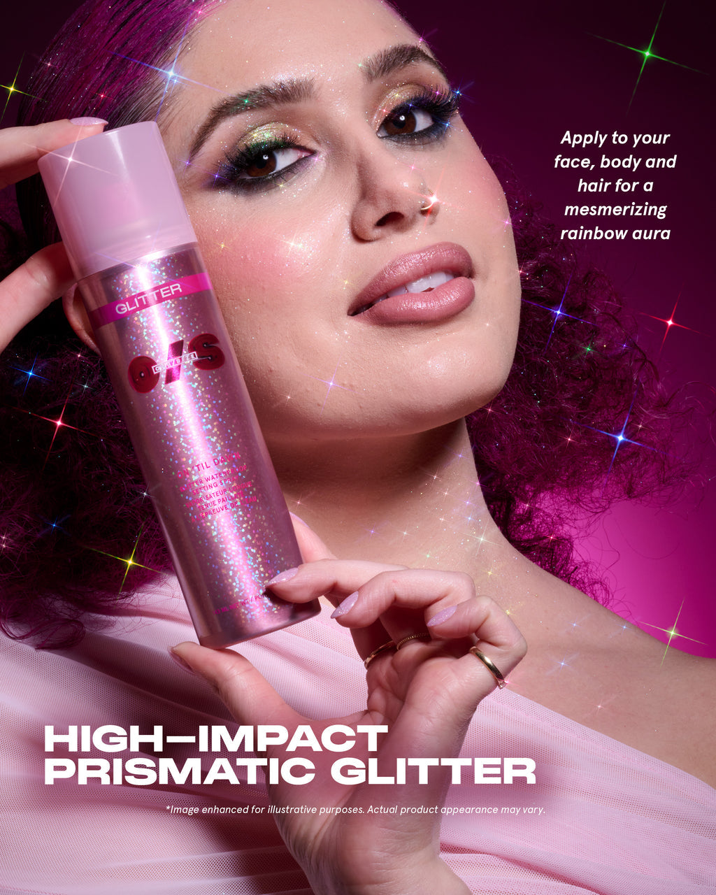 On 'til dawn glitter waterproof setting spray One Size