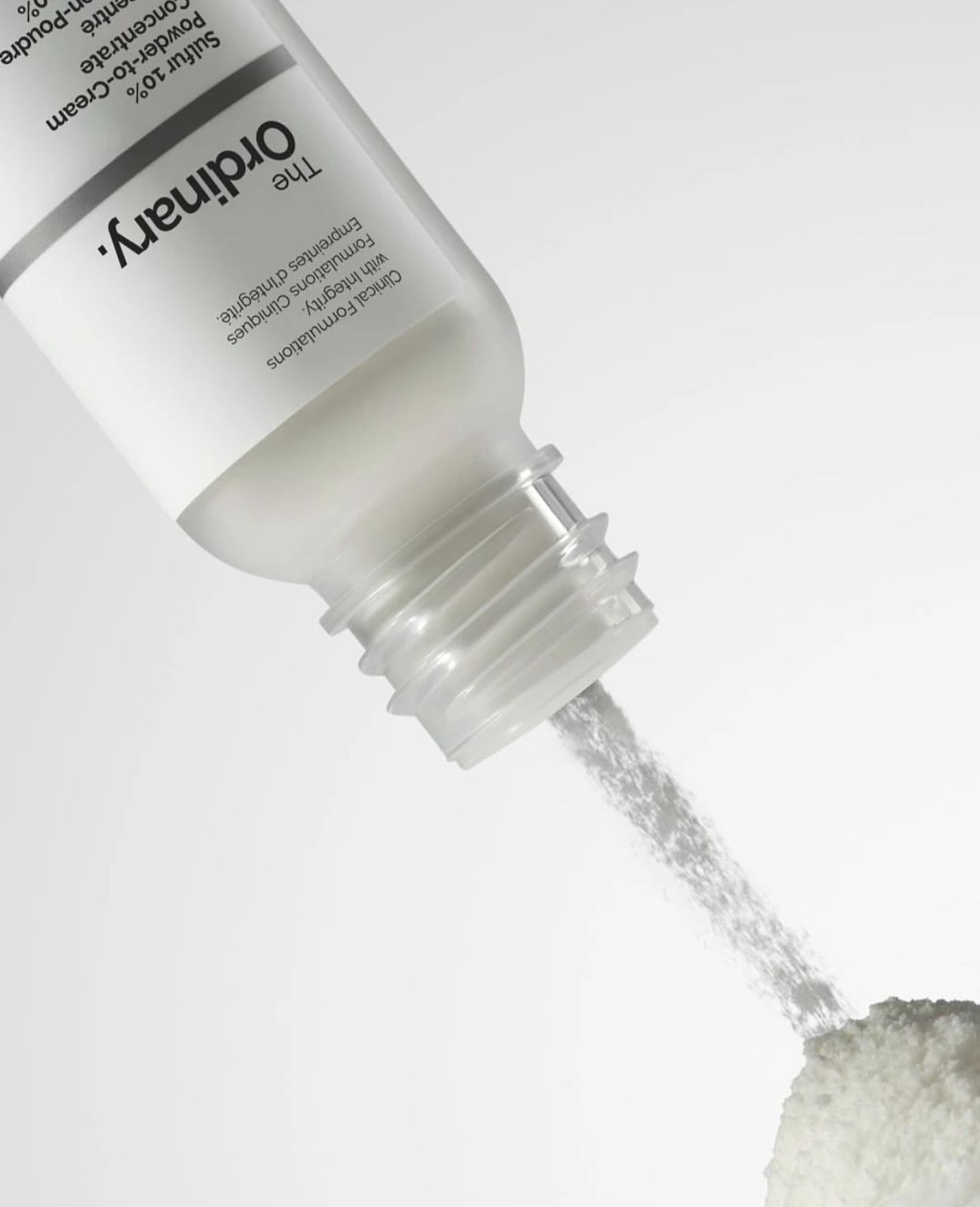 Sulfur 10% Powder-to-Cream Concentrate Acne Spot Treatment The Ordinary