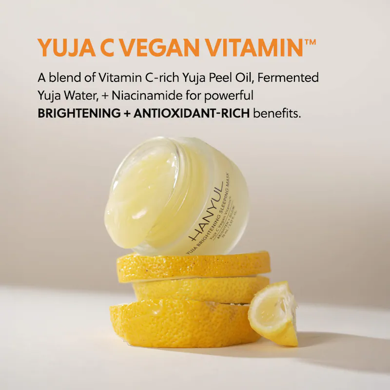 Yuja Brightening Sleeping Mask with Vitamin C and Niacinamide Hanyul