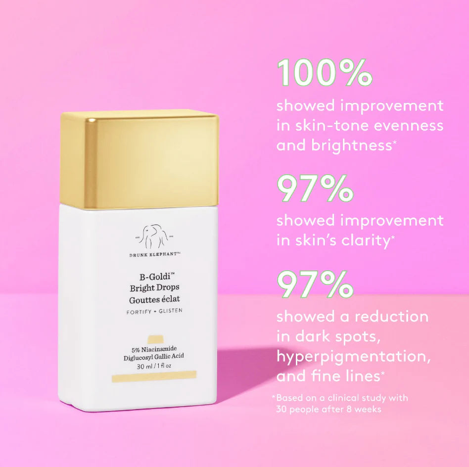 B-gold bright illuminating drops with 5% niacinamide Drunk Elephant