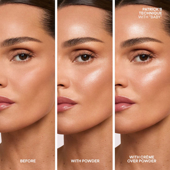 Major glow crème & powder light reflecting translucent highlighter duo Patrick Ta