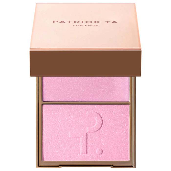 Major glow crème & powder light reflecting translucent highlighter duo Patrick Ta