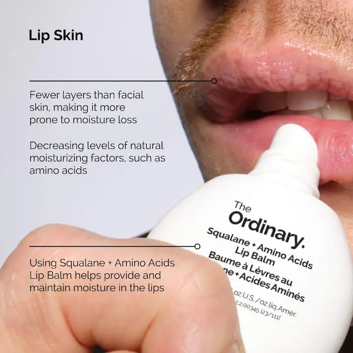 Squalane + amino acids hydrating lip balm The Ordinary