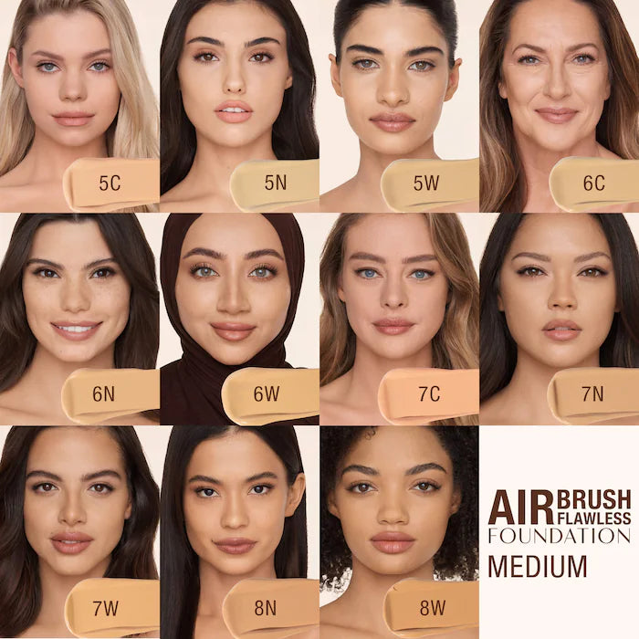 Airbrush flawless blurring & matte full coverage foundation Charlotte Tilbury