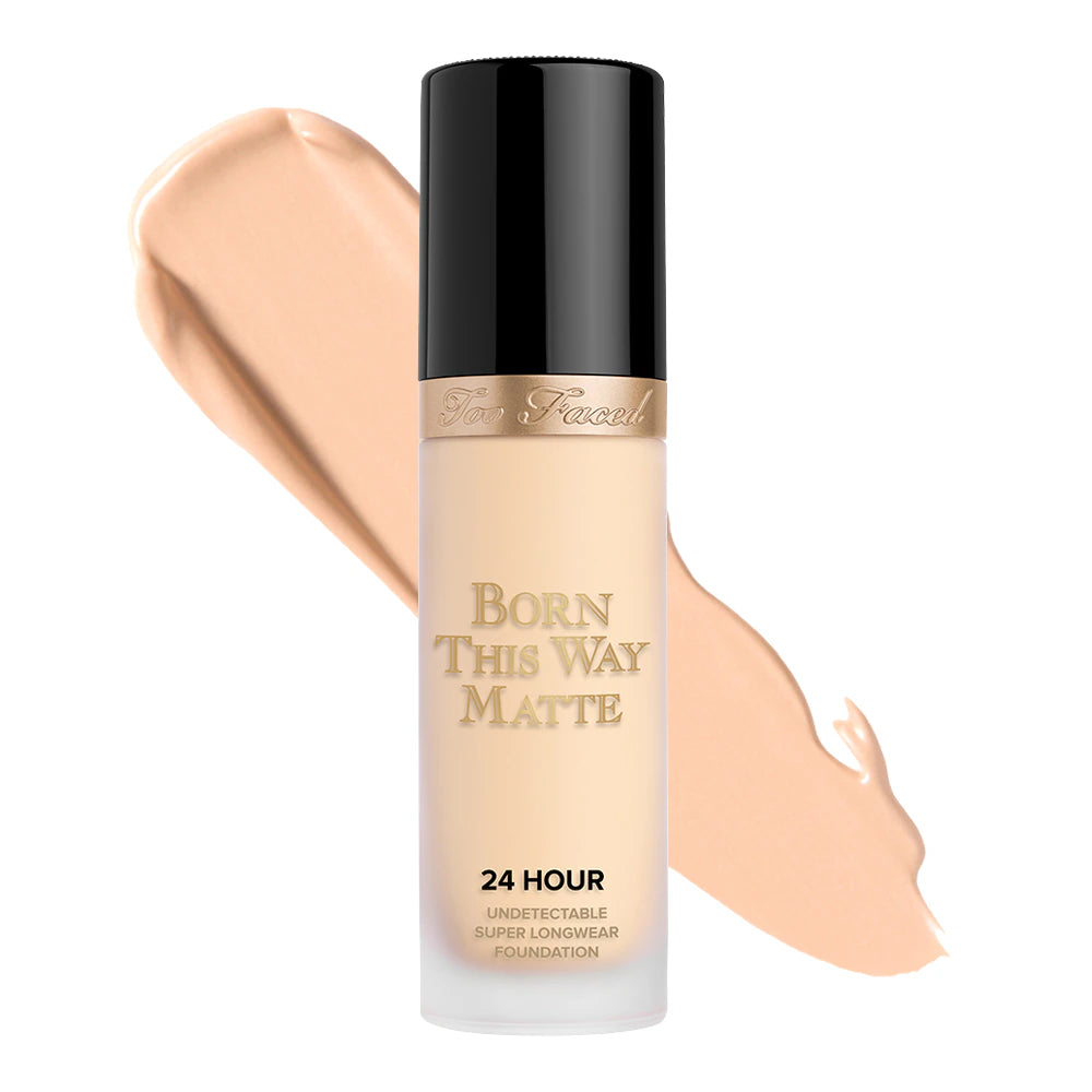 Born this way matte 24 hour undetectable super longwear foundation Too Faced