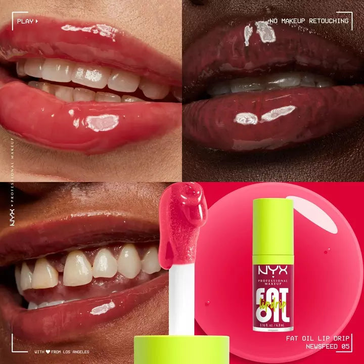 Fat oil lip drip vegan lip oil NYX