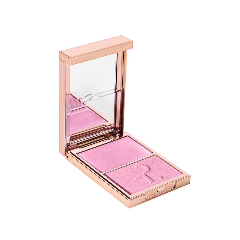 Major Glow Creme & Powder Light Reflecting Translucent Highlighter Duo Patrick Ta