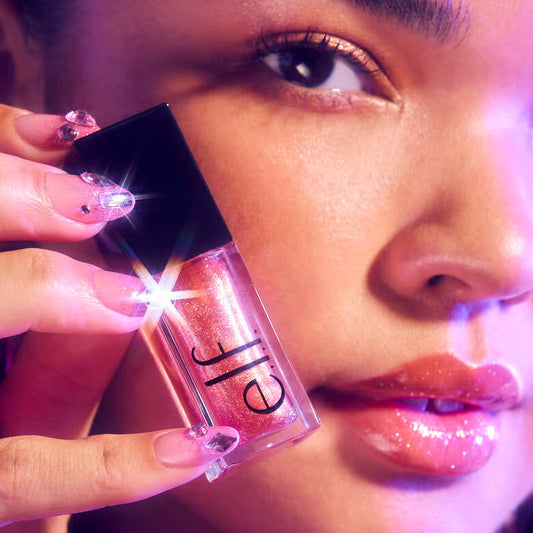 Glow reviver plumping lip oil shimmer elf