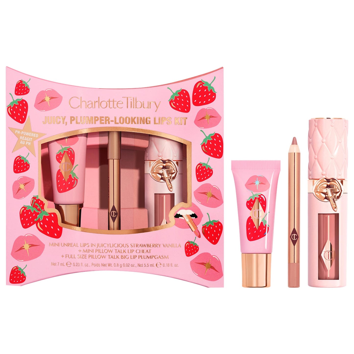 Juicy, plumper-looking lips kit Charlotte Tilbury