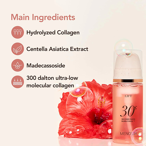 30 Seconds Quick Bubble Mask Lift Menokin