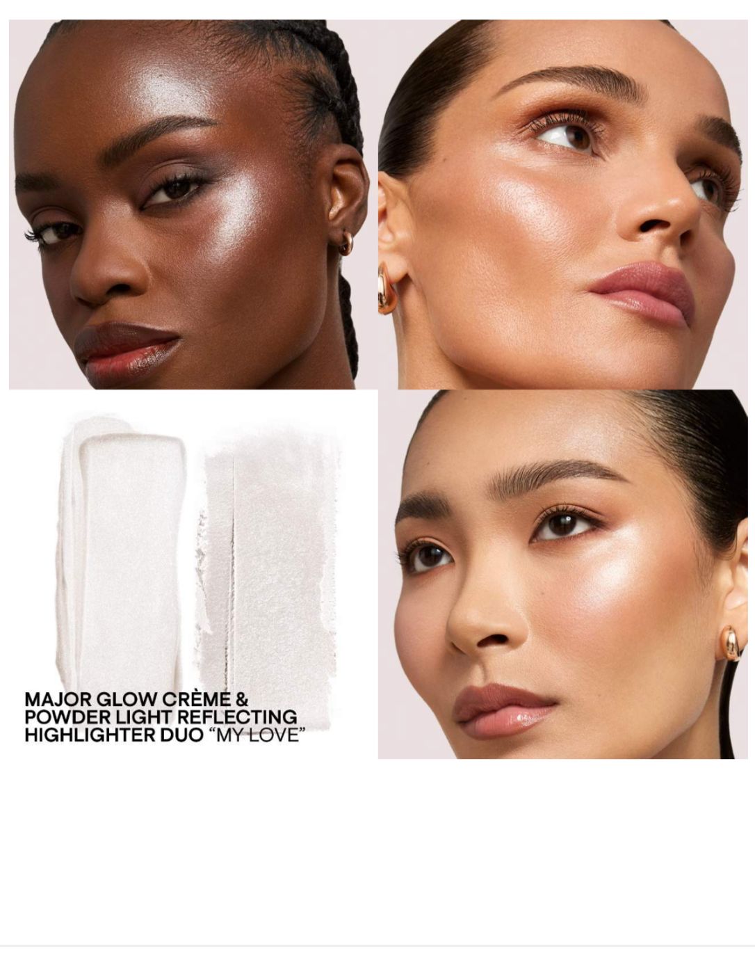 Major glow crème & powder light reflecting translucent highlighter duo Patrick Ta