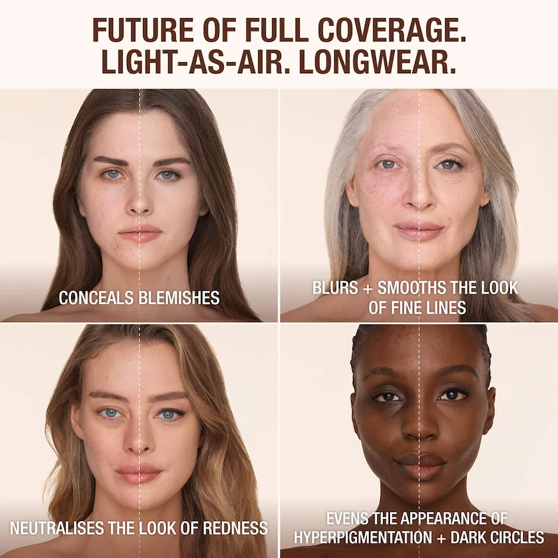 Airbrush flawless blurring & matte full coverage foundation Charlotte Tilbury