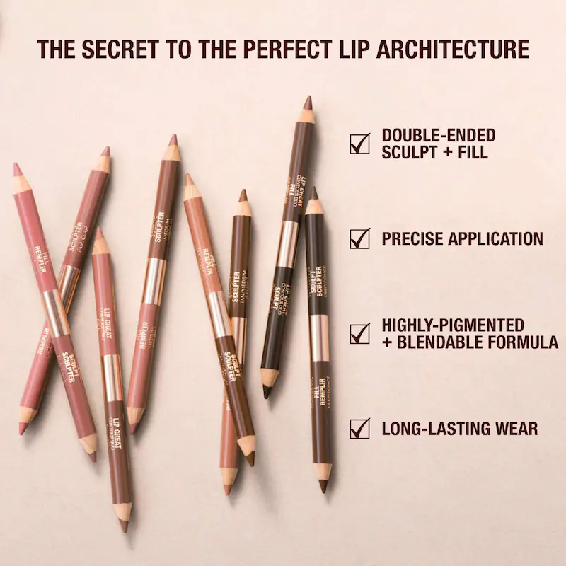 Super Nudes Lip Cheat Contour Duo Lip Liner Charlotte Tilbury