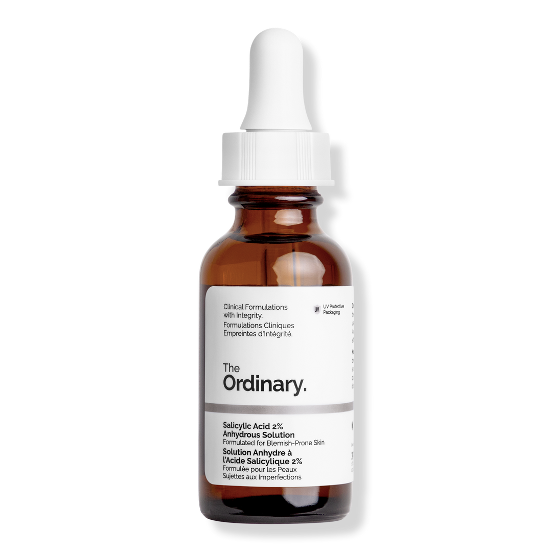 Salicylic acid 2% anhydrous solution, gentle exfoliating serum for blemishes The Ordinary