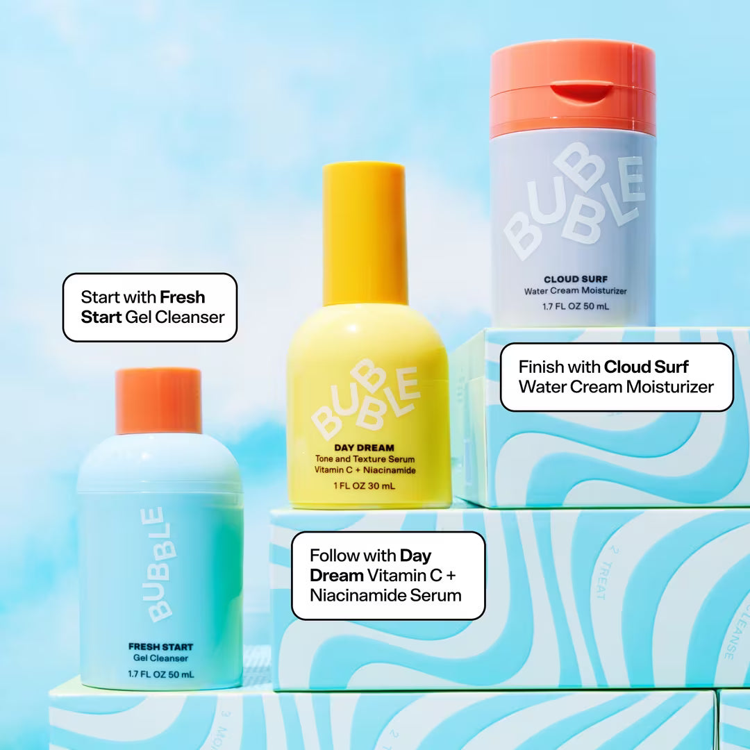 Rise and shine brightening kit Bubble