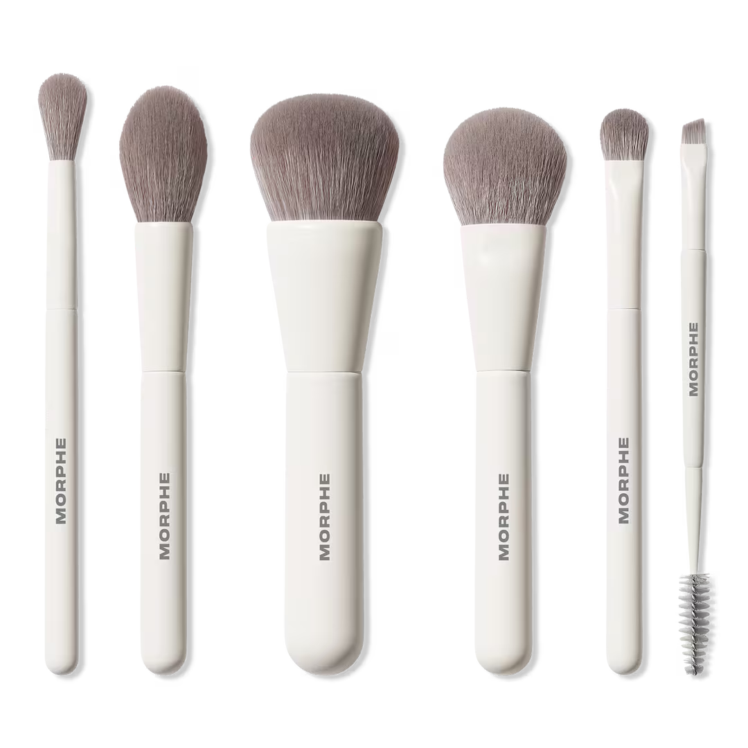 Along for the glide 6-piece travel brush set Morphe
