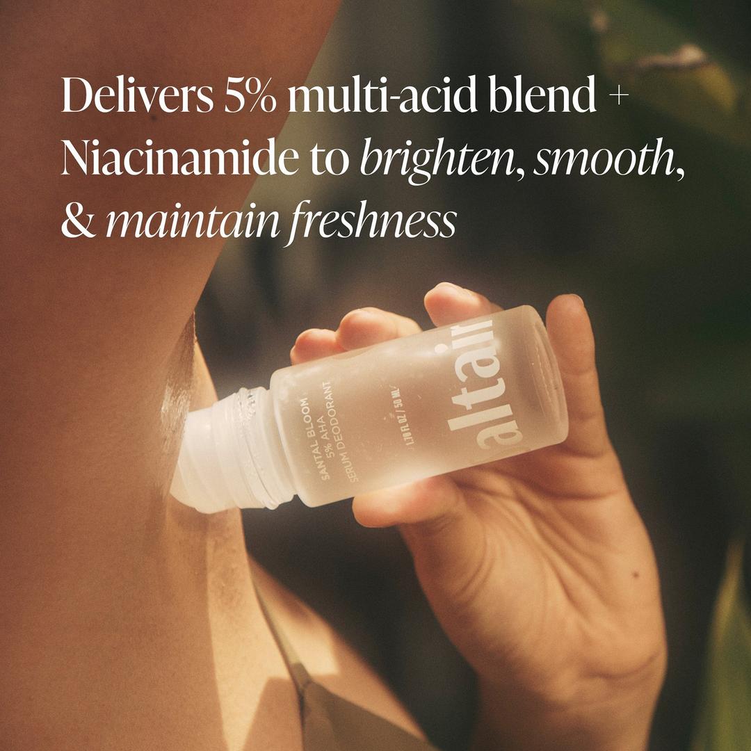 5% AHA serum deodorant Saltair