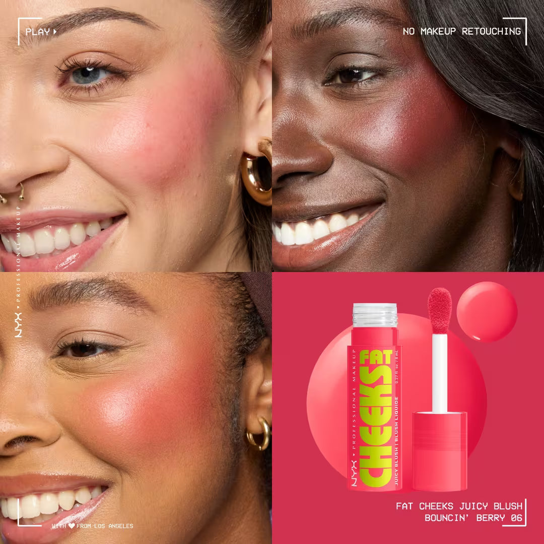 Fat cheeks dewy liquid blush Nyx
