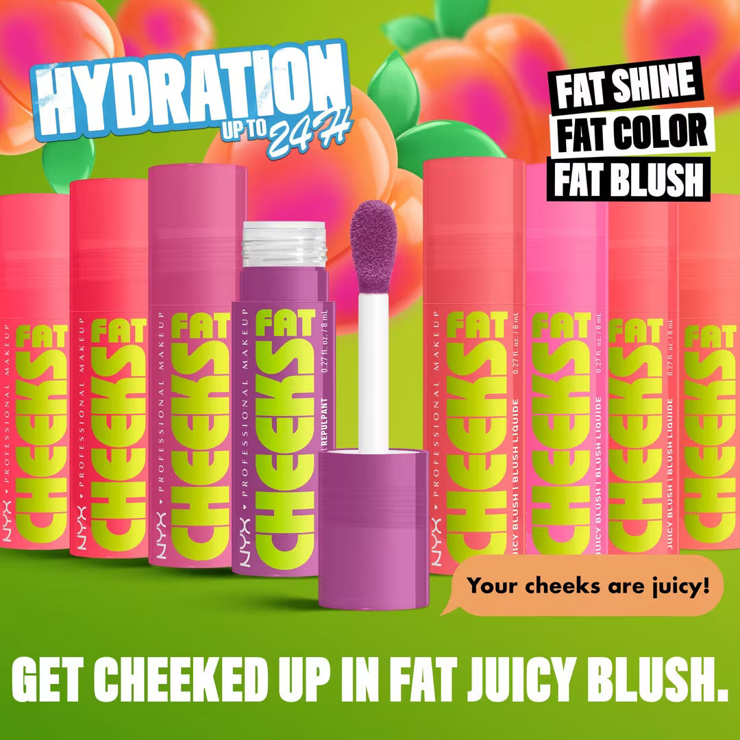 Fat cheeks dewy liquid blush Nyx