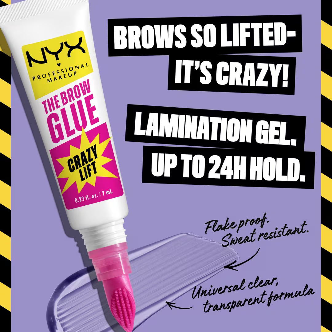 The Brow Glue Crazy Lift Brow Lamination Gel Nyx