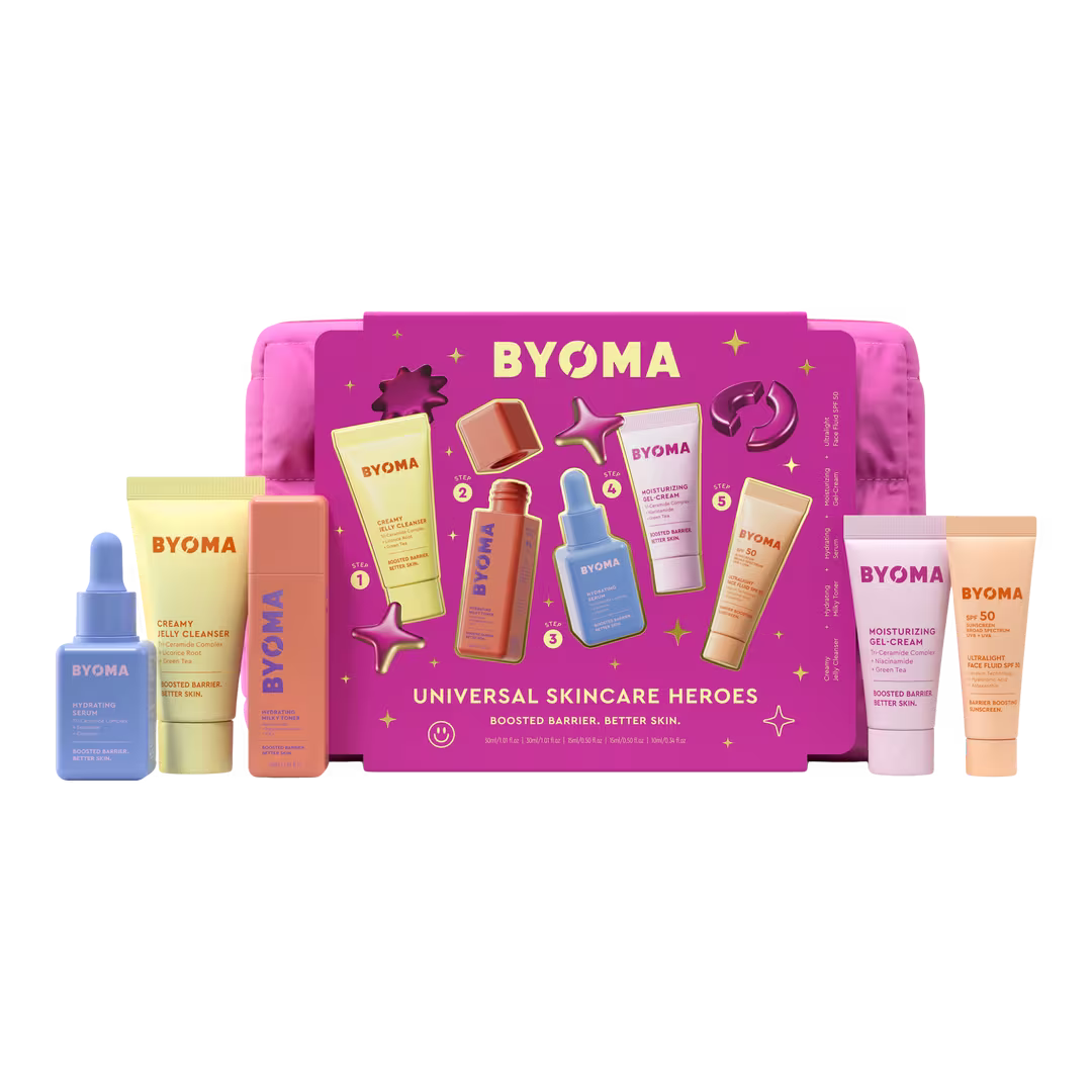 Universal skincare heros gift set Byoma