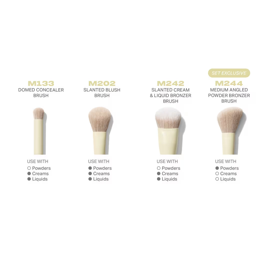 Buttery blends 4-piece face brush set Morphe
