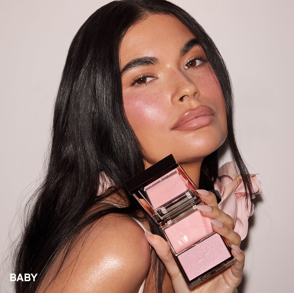 Major Glow Creme & Powder Light Reflecting Translucent Highlighter Duo Patrick Ta