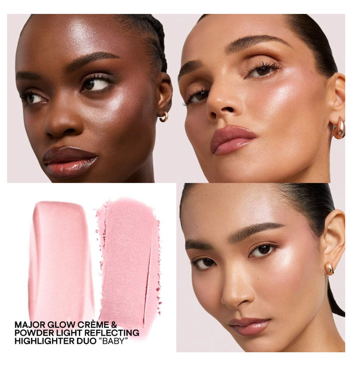 Major glow crème & powder light reflecting translucent highlighter duo Patrick Ta