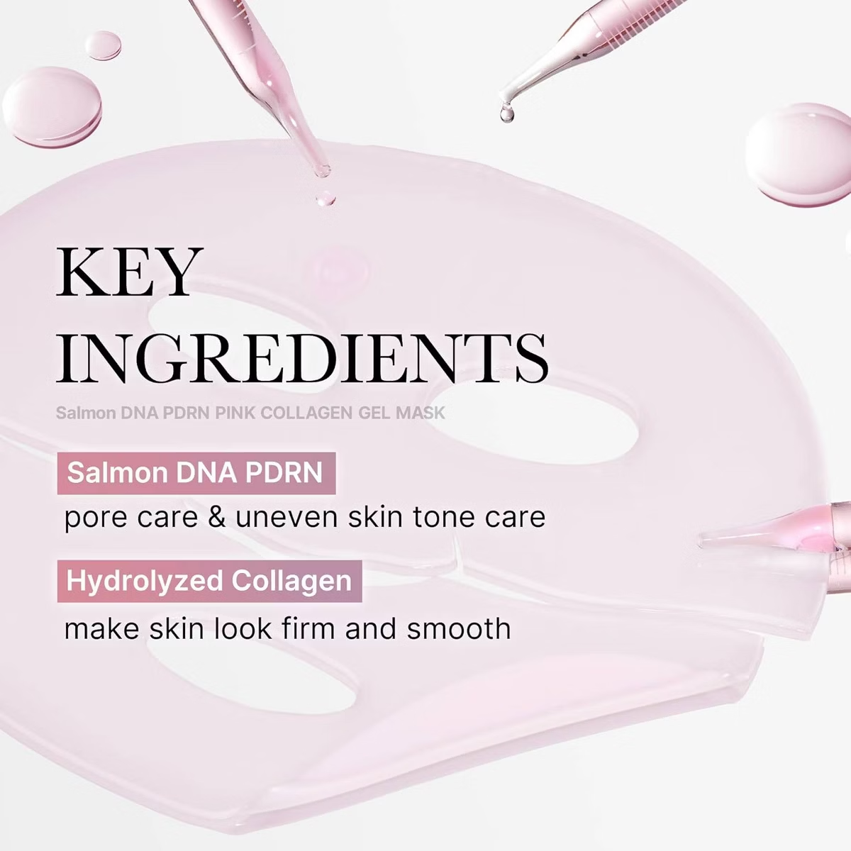 PDRN pink collagen gel mask Medicube