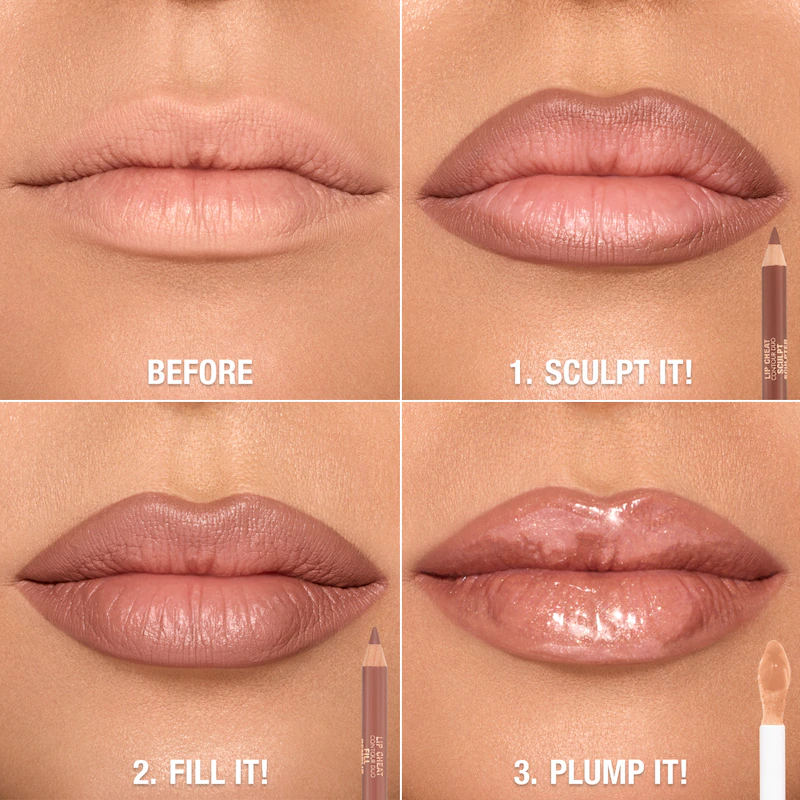 Super Nudes Lip Cheat Contour Duo Lip Liner Charlotte Tilbury