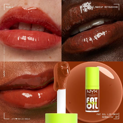 Fat oil lip drip vegan lip oil NYX