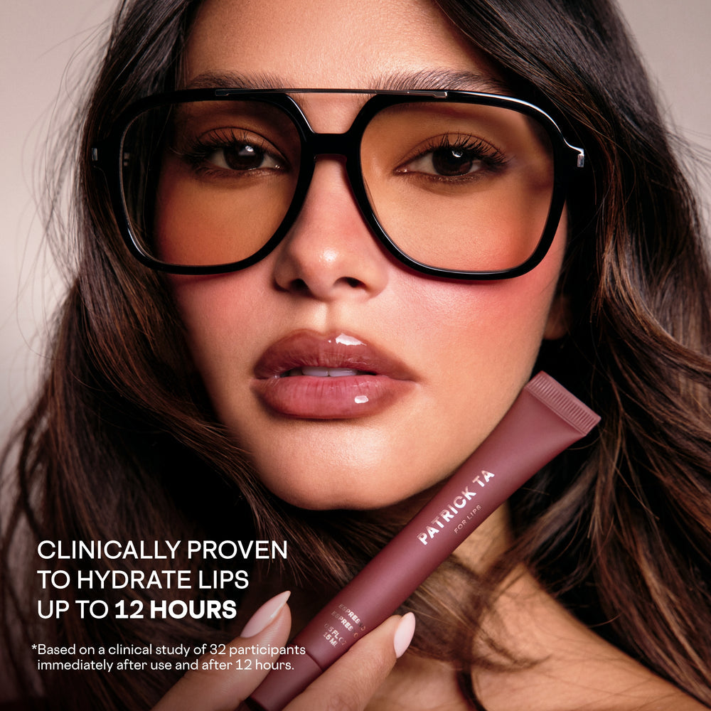 Major moisture smoothing and hydrating tinted lip balm with vitamin E PATRICK TA