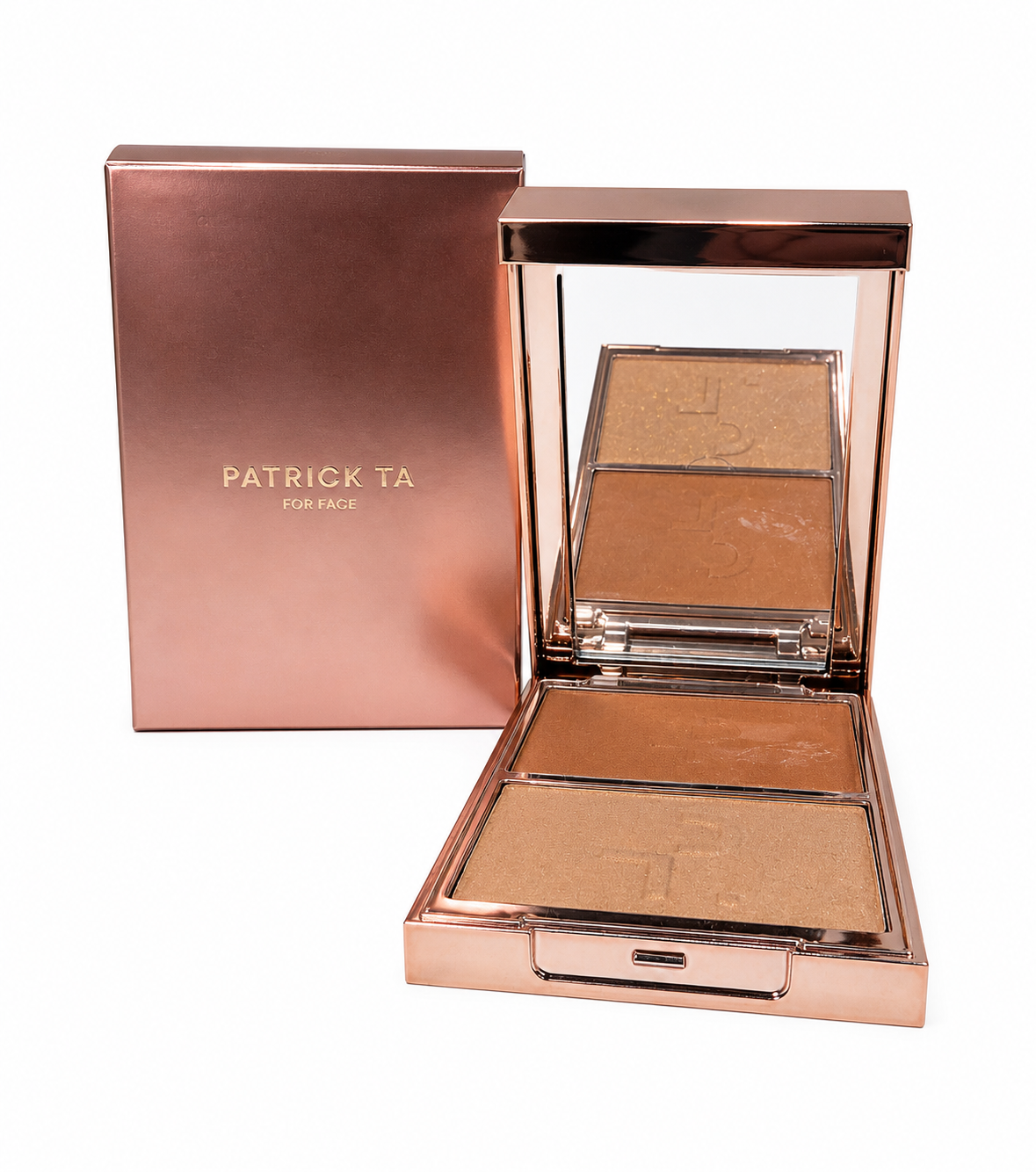 Major glow crème & powder light reflecting translucent highlighter duo Patrick Ta