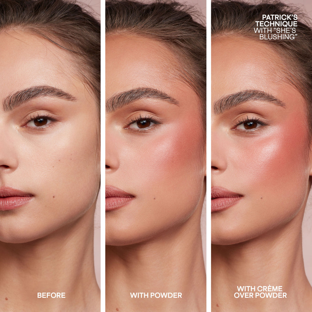 Mini Major Headlines Double-Take Crème & Powder Blush Duo Patrick Ta