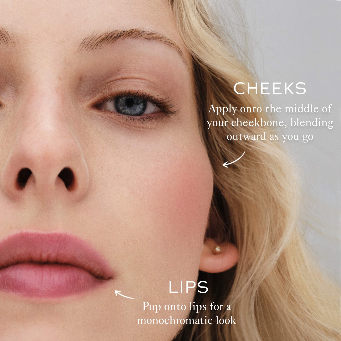 Mini Baby Cheeks Lip + Cheek Cream Blush Stick Westman Atelier