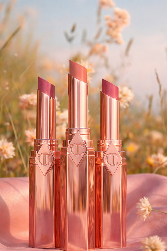 Pillow talk long lasting blush balm sheer lip tint Charlotte Tilbury