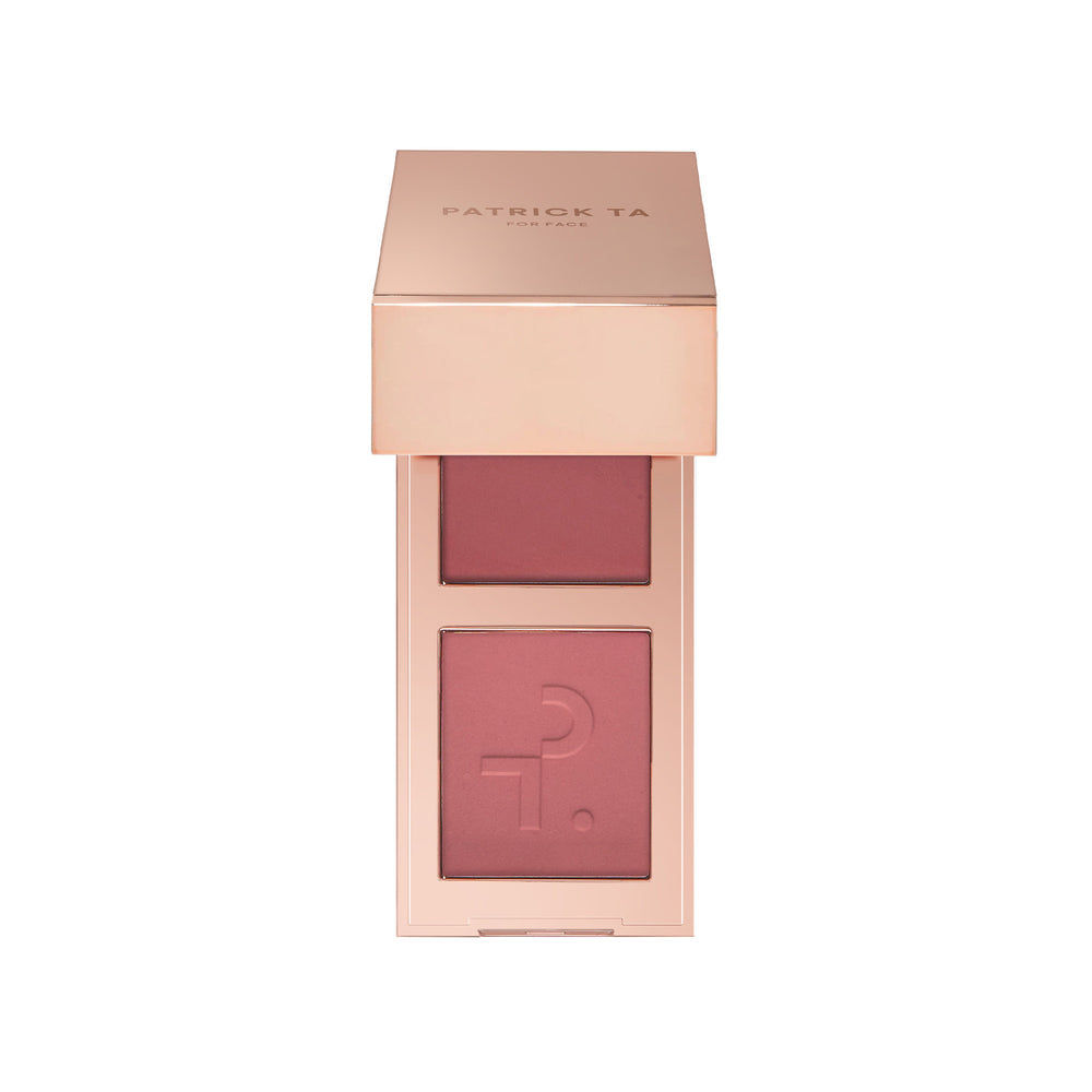 Mini Major Headlines Double-Take Crème & Powder Blush Duo Patrick Ta