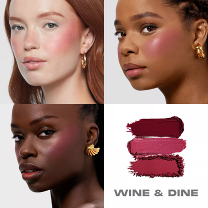 Cheek Thrills Multi-Finish Face Trio Morphe