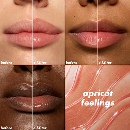 Glow reviver plumping lip oil shimmer elf