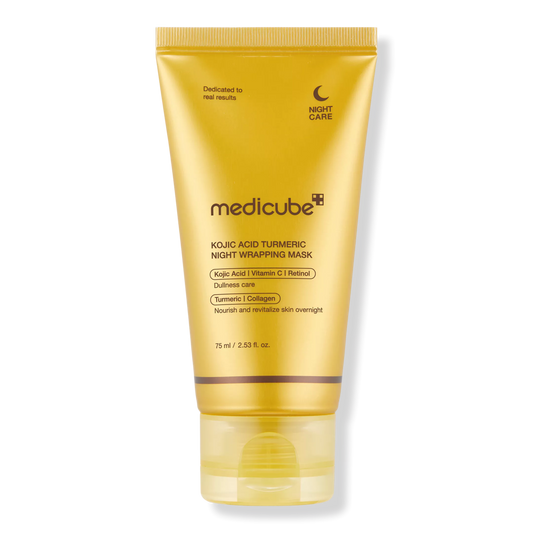 Kojic acid turmeric night wrapping mask Medicube