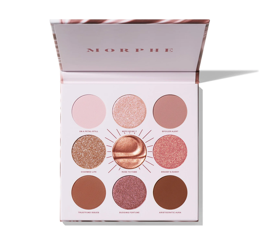 Rich & Foiled Rose to Fame Eyeshadow Palette Morphe