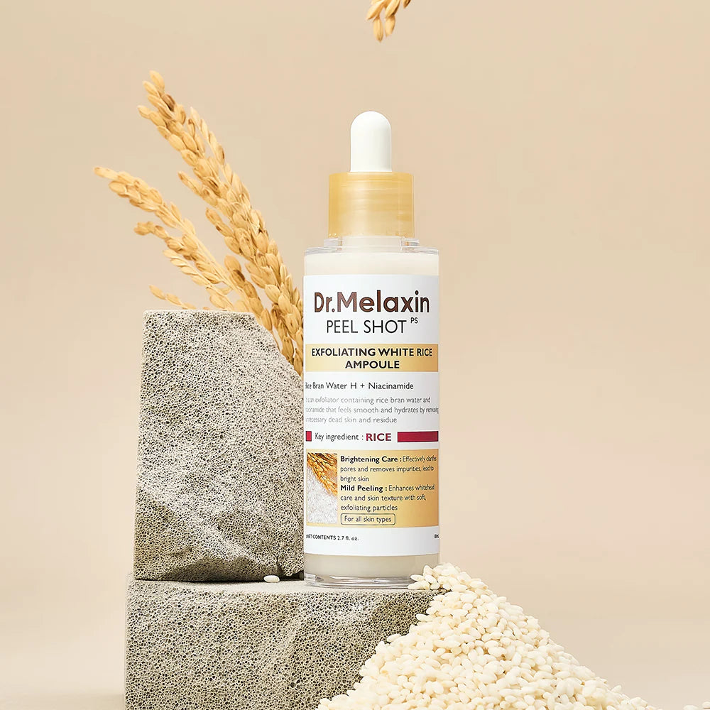 Peel Shot Glow White Rice Ampoule Dr. Melaxin