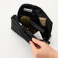 The Small Cosmetic Pouch  in Black Rare Beauty